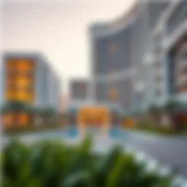 Stunning exterior view of Adagio Palm showcasing modern architecture