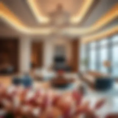 Luxurious interior design of a living space in Adagio Palm