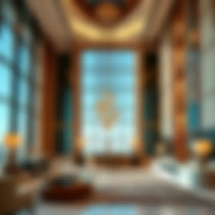 Interior design highlights of Al Batool Tower