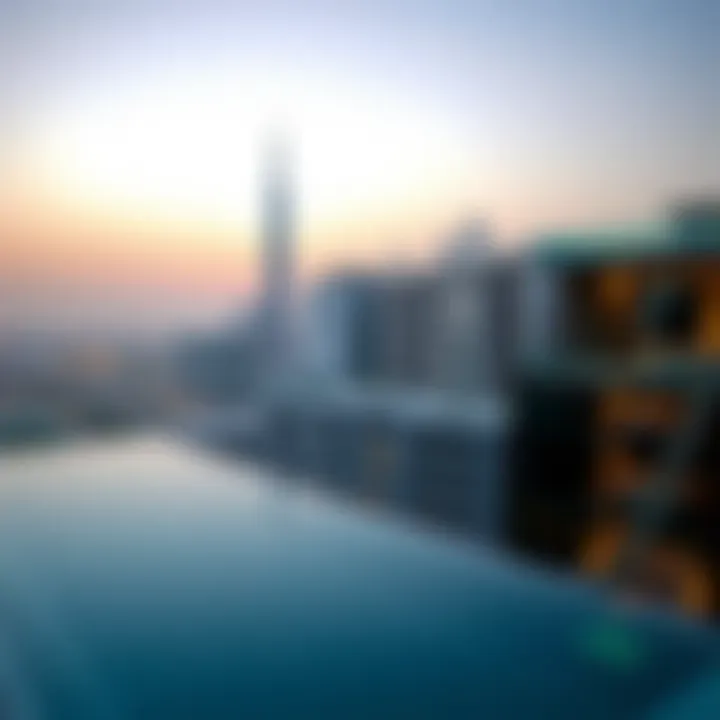 Breathtaking Skyline from Al Hathboor Residence Panoramic skyline view from Al Hathboor Residence highlighting its location