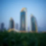 Stunning view of Al Khor Tower C showcasing its innovative architectural design