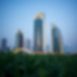 Stunning view of Al Khor Tower C showcasing its innovative architectural design