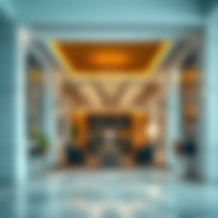 Interior Amenities of Al Khor Tower C Interior of Al Khor Tower C highlighting modern amenities and spacious layout