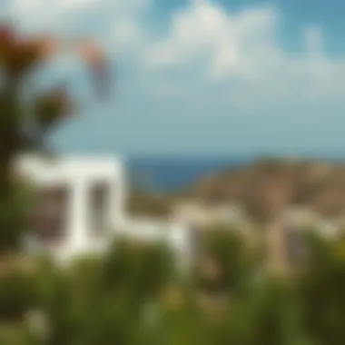 Panoramic view of the surrounding landscape integrated with فايف بالم جميرا فيلج