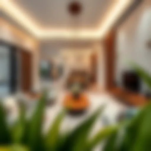 Modern Elegance in Holiday Rentals Luxurious holiday home interior showcasing modern design