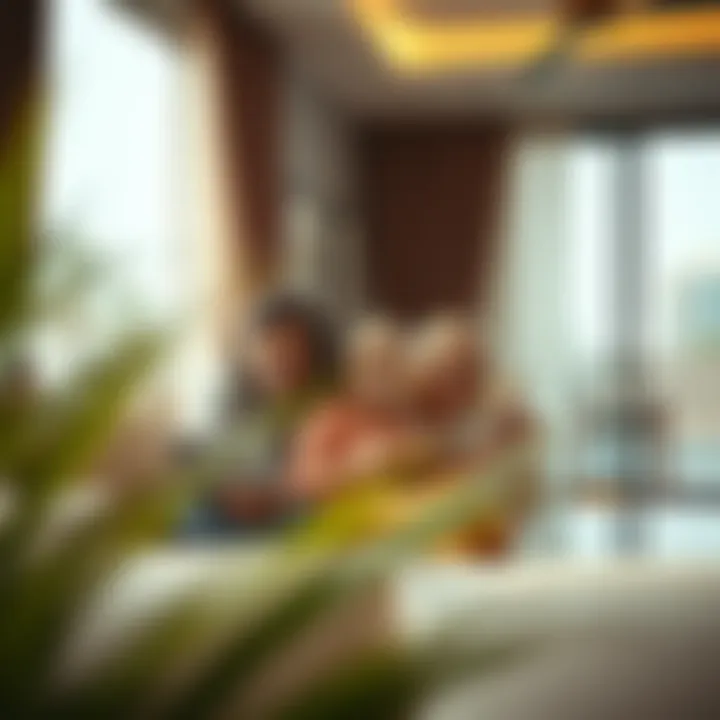 Family enjoying a vacation in a Blueground rental