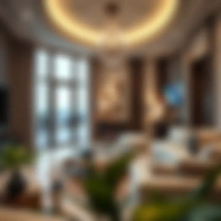 Luxurious interior of a Blueground holiday home