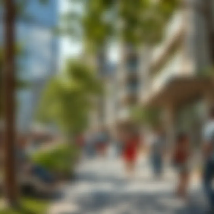 Visual representation of community interactions within the Central Park City Walk