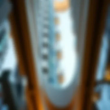 Close-up of the architectural details of City Tower 2