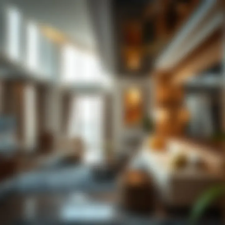 Interior shot highlighting luxurious amenities in مول ديرفيلدز