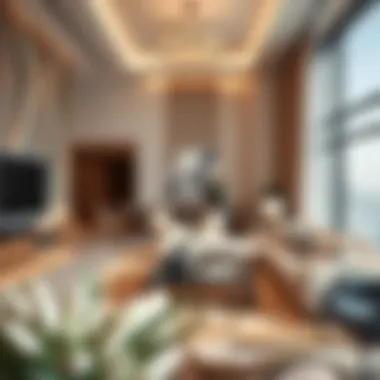 Luxurious Living Space in DAMAC Tower 108 Luxurious interior of a living space within DAMAC Tower 108