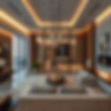 Interior Layout of Damac XL Tower Interior layout of Damac XL Tower illustrating luxury apartments and amenities