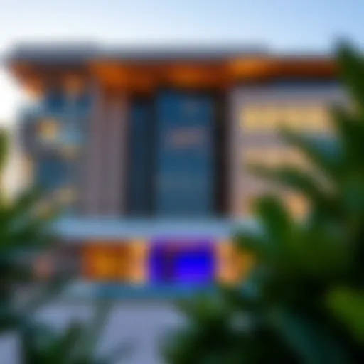 Exterior view of دو الجيمي مول showcasing modern architecture