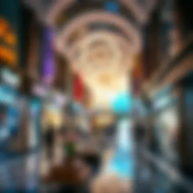 Interior shot highlighting the vibrant retail environment