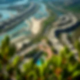 Aerial view of Dubai Hills Estate showcasing its lush greenery and modern architecture