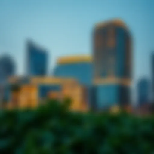 Modern Architectural Brilliance of Emaar Address Zabeel Stunning architectural view of Emaar Address Zabeel showcasing its modern design