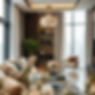 Sophistication and Comfort in Emaar Address Zabeel Living Areas Sophisticated living space within Emaar Address Zabeel illustrating comfort and style