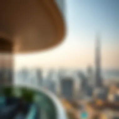 Captivating Skyline from Emaar Address Zabeel Panoramic skyline view from Emaar Address Zabeel highlighting Dubai's beauty