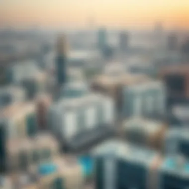 Dubai's Architectural Landscape Aerial view of Dubai showcasing modern architectural marvels