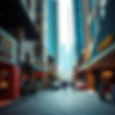 Real Estate Potential in Dubai A bustling marketplace highlighting Dubai's real estate potential