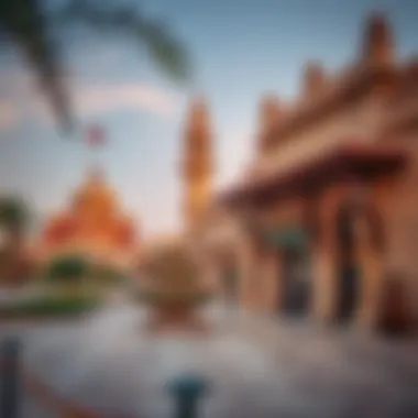 Cultural landmarks in Al Jaddaf highlighting the area's rich heritage.