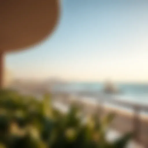 Breathtaking view of Al Mamzar beachfront