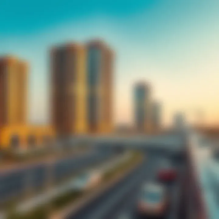 Future developments around Al Qiyadah Metro