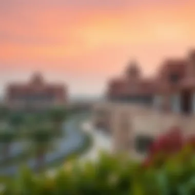 Panoramic view of Al Raffa showcasing the architectural blend