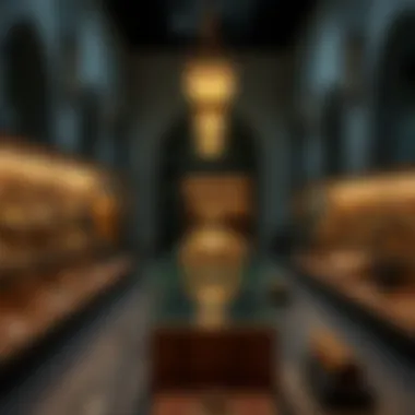 Intricate displays of heritage artifacts within the museum