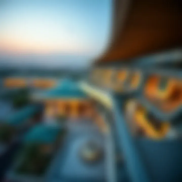 Aerial View of Al Twar Centre Aerial view of Al Twar Centre showcasing its architectural design