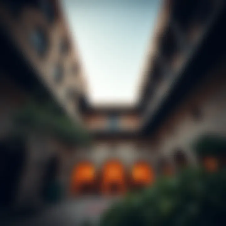 Historical and Modern Architectural Fusion Historical elements integrated into modern architecture at Al Twar Centre