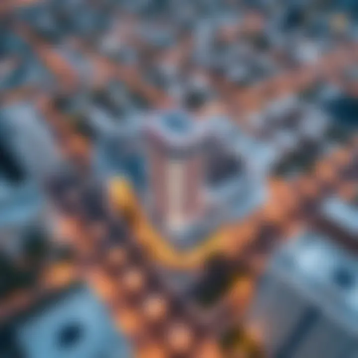 Aerial View of Karama and Al Wasl Building An aerial view of Karama highlighting the strategic location of the Al Wasl Building