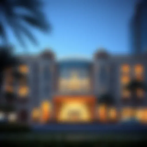 Architectural Elegance of Exterior view of المنار مول showcasing its unique architectural features