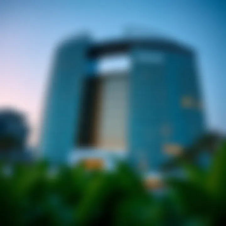 Iconic building in Dubai representing modern design trends