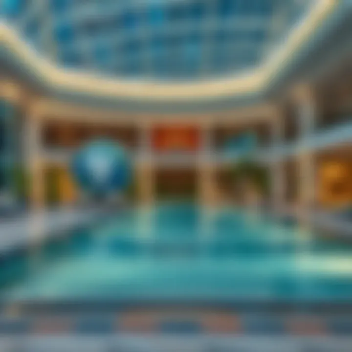 Luxurious amenities inside Azizi Building