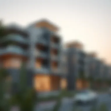 Stunning exterior view of Azizi Building in Al Furjan