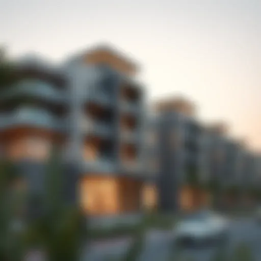 Stunning exterior view of Azizi Building in Al Furjan