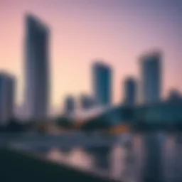 Aesthetic view of Bayline Emaar showcasing its modern architecture