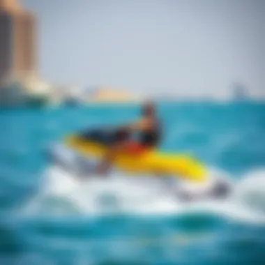 A thrilling jet ski adventure on the azure waters of JBR.