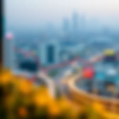 Property Values and Metro Accessibility in Dubai Graph illustrating property value trends near metro stations in Dubai