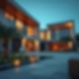 Modern architectural design of a Dubai property