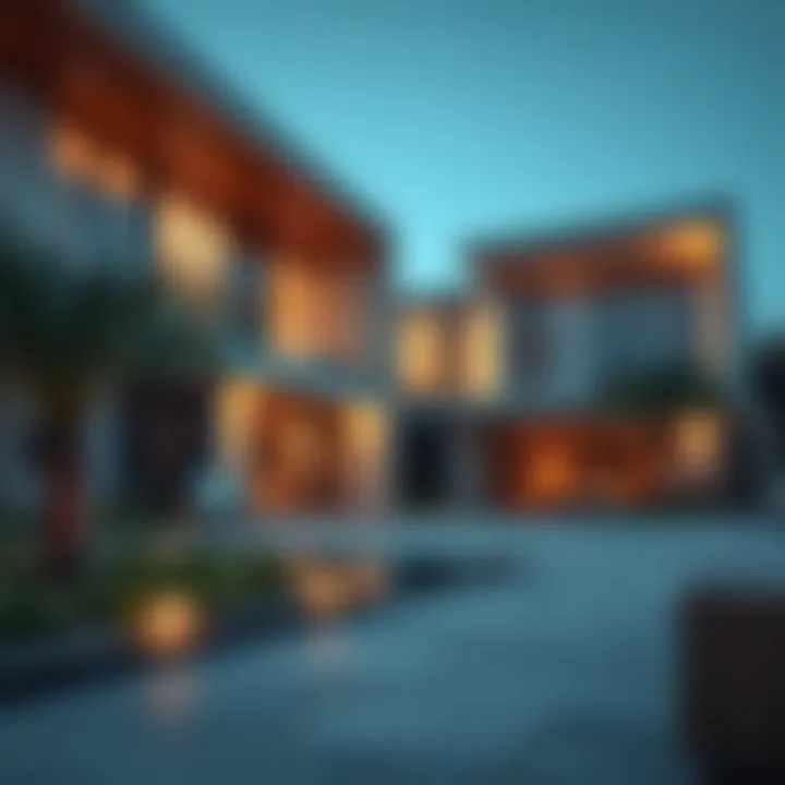 Modern architectural design of a Dubai property