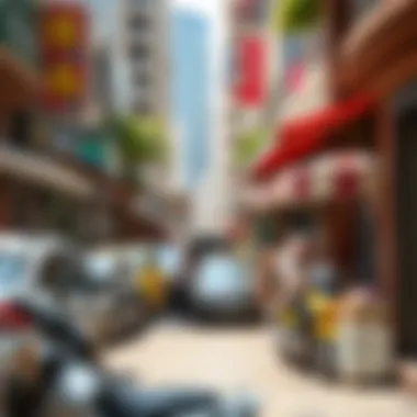 Urban Life in Dubai: A Cultural Mosaic Vibrant urban lifestyle scene in Dubai