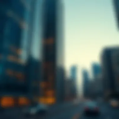 Modern architecture in DIFC showcasing sleek skyscrapers