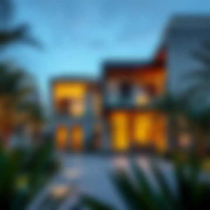 Luxury residential property with modern design in Dubai