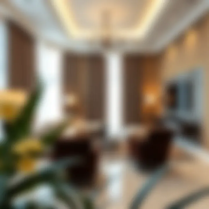 Elegant interior designs in Executive Heights apartments