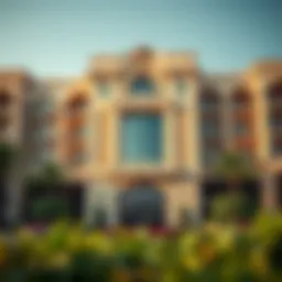 Luxurious facade of Gardenia development