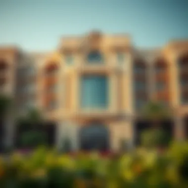 Luxurious facade of Gardenia development