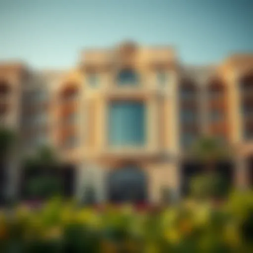 Luxurious facade of Gardenia development