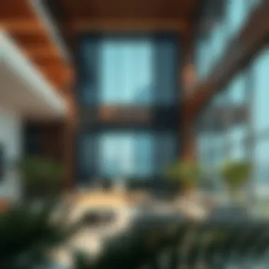 Architectural Innovations in مركز المشرف Architectural innovation showcased in a property